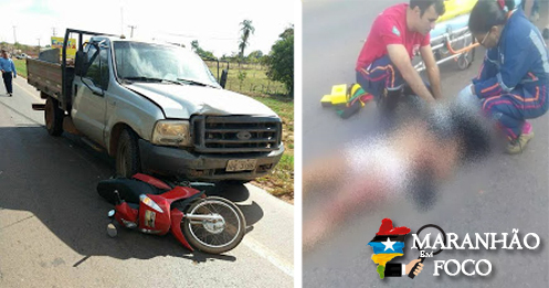 Acidente deixa um morto próximo ao Parque de Exposições, em Açailândia