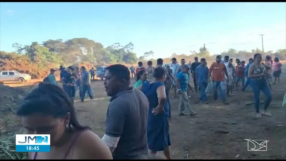 Confronto entre trabalhadores rurais e Polícia Militar é registrado no MA