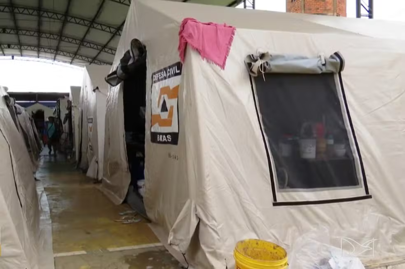 Quase 400 famílias estão desabrigadas devido à cheia de rios no Maranhão; 8 cidades decretaram emergência