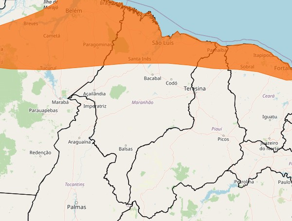Maranhão deve ter fortes chuvas em 102 cidades até quarta (5); veja lista
