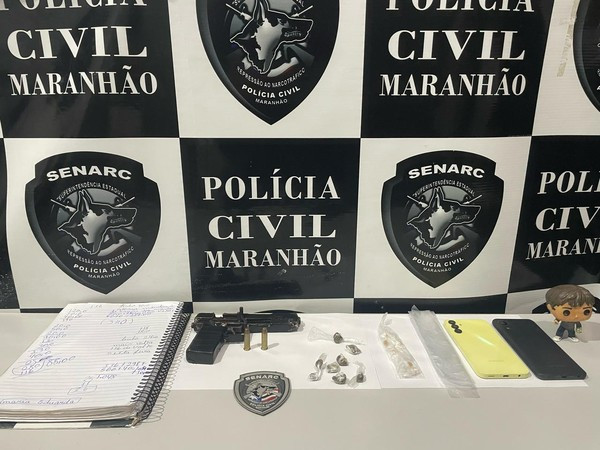 Polícia Civil fecha ponto de venda de drogas que funcionava próximo a escola no interior do MA
