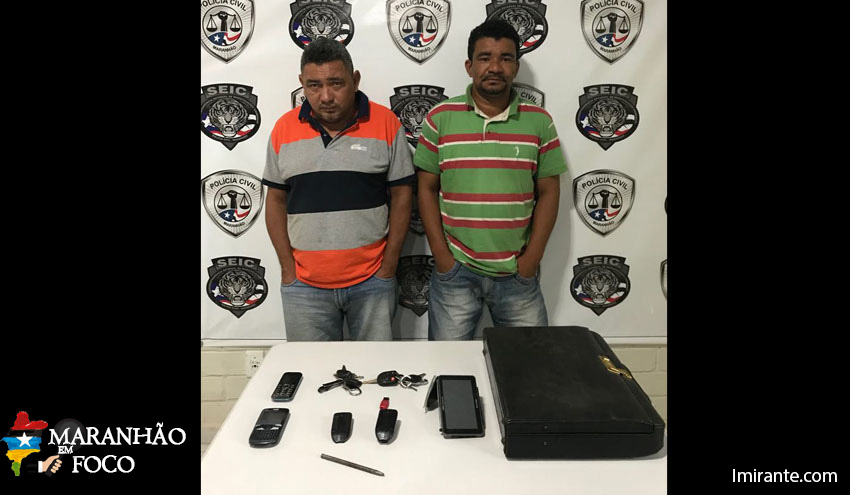 Polícia Civil prende acusados de arrombarem veículos em São Luís