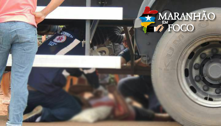 Mãe de vereador tem perna esmagada por carreta e morre no hospital
