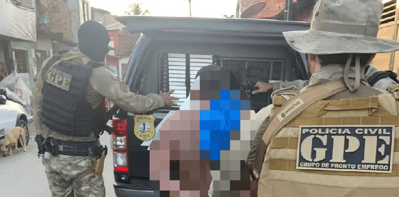 Preso, em São Luís, suspeito de praticar tráfico de drogas, homicídios e sequestro na baixada maranhense