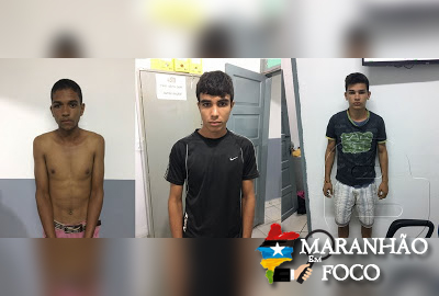 Jovens acusados de assaltar estabelecimento comercial e residência em Açailândia são presos em trabalho realizado entre a Polícia Militar e Civil