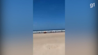 Adolescente desaparece ao ser levada por correnteza na Praia de São Marcos, em SL 
