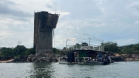 Marinha retoma busca por três vítimas que seguem desaparecidas após queda de ponte