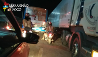 Caminhoneiros protestam contra aumento de combustível em rodovias no MA