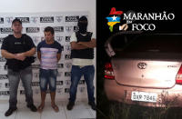 Homem é detido pela polícia suspeito de participar do arrastão na escola Darcy Ribeiro, em Açailândia