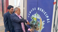 Vereadores arrombam portão de Câmara Municipal em meio à confusão sobre votação de Lei Orçamentária no MA